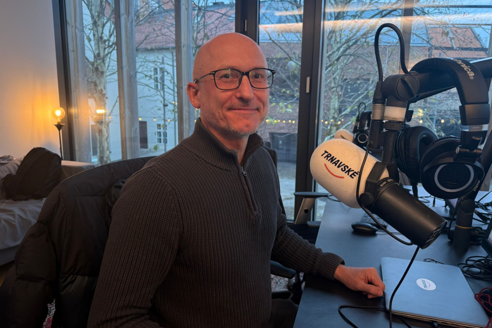 Gubrický na návšteve Trnavského rádia | Foto: Trnavské rádio