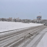 Sneženie v Trnave, cesty pri TESCO | Foto: red.