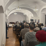 Prezentácie sa zúčastnilo niekoľko zvedavých divákov | Foto: Michaela Martišíková, Trnavské rádio