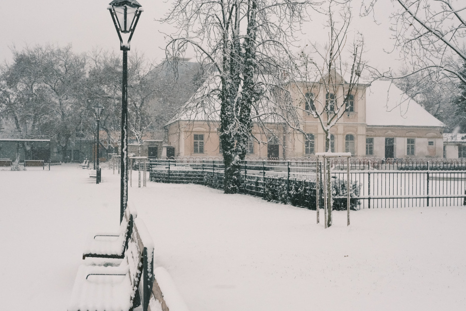 Sneh v Ružovom parku v roku 2023 | Foto: Trnavské rádio