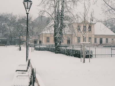Sneh v Ružovom parku v roku 2023 | Foto: Trnavské rádio