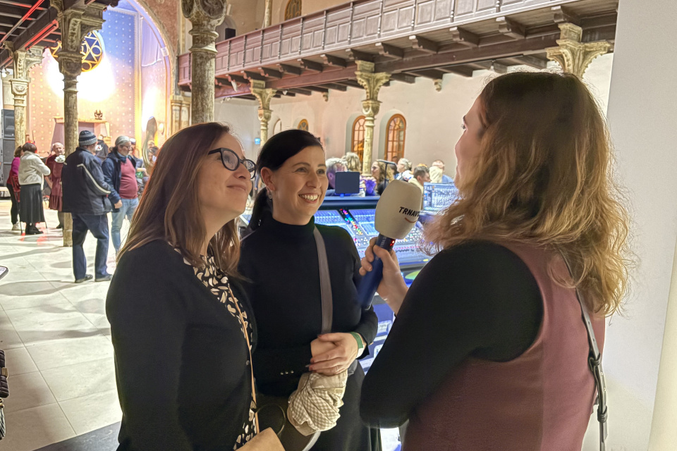 Kamarátky Erika a Mária počas koncertu aj tanovali.