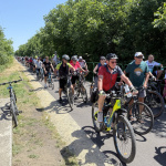 Cyklotrasu využili prví cyklisti | Foto: Michaela Martišíková, Trnavské rádio