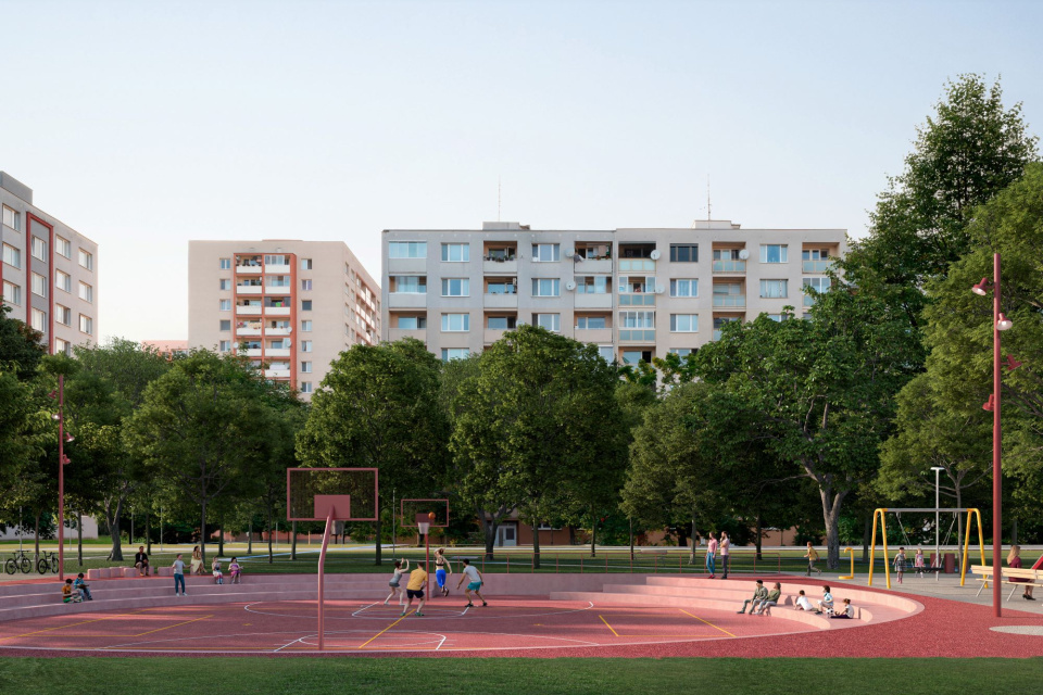 Vizualizácie revitalizácie dvoru č. 4 | Zdroj: Mesto Trnava