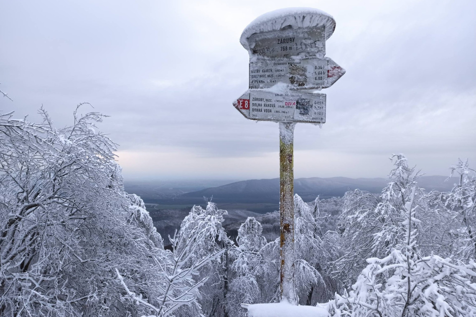 Výstup na Záruby z Jahodníka I Zdroj: Meteorologická stanica Suchá nad Parnou