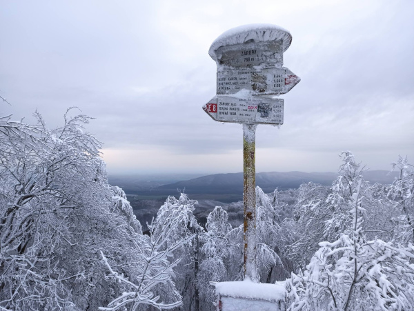Výstup na Záruby z Jahodníka I Zdroj: Meteorologická stanica Suchá nad Parnou