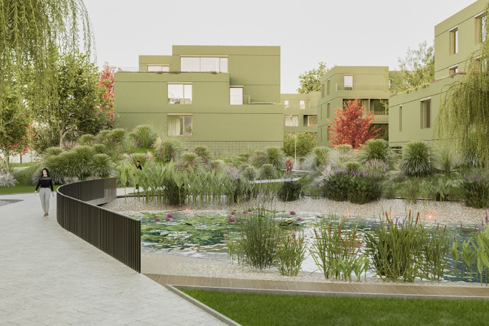 Vizualizácia novej štvrte | Zdroj: Mesto Trnava