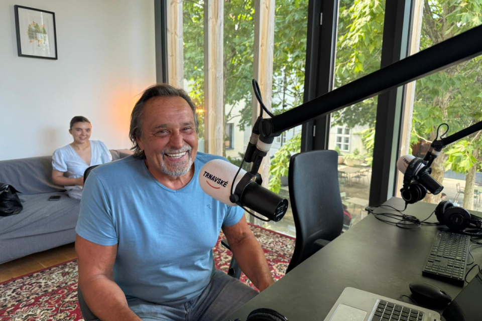 Jozef Vajda v Trnavskom rádiu | Foto- Trnavské rádio