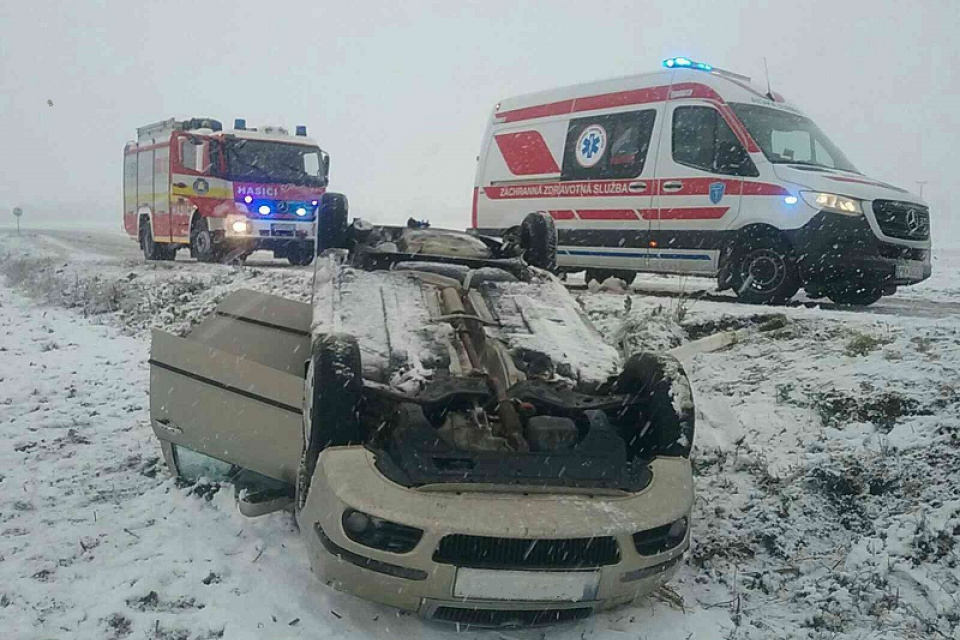 Jedna zo včerajších nehôd. l Foto: HaZZ TT