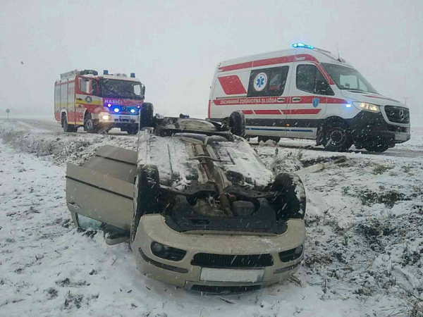 Jedna zo včerajších nehôd. l Foto: HaZZ TT