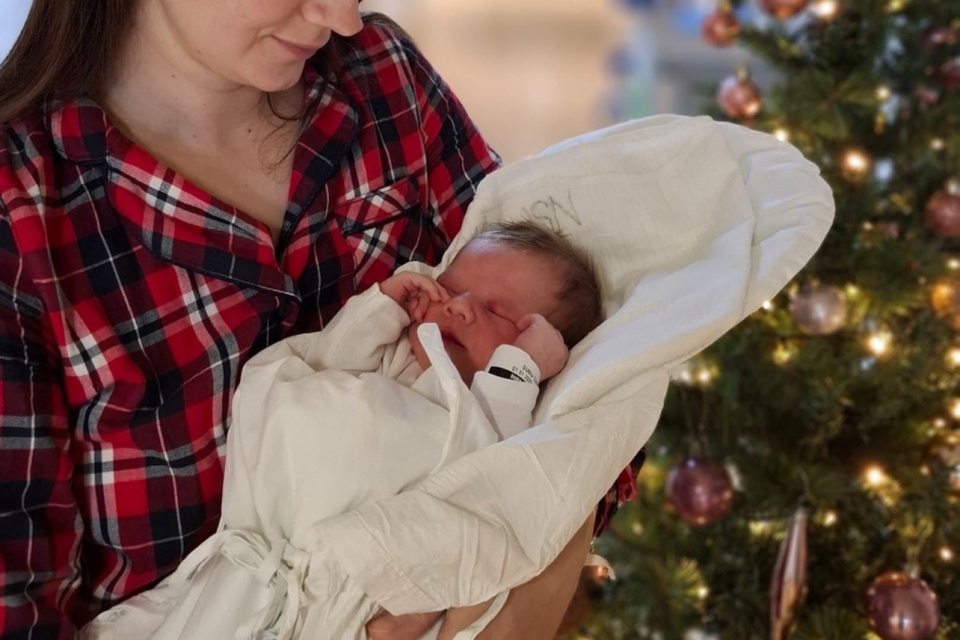 Prvým tohtoročným bábäťkom je Tomáš z Galanty | Zdroj: Nemocnica Galanta