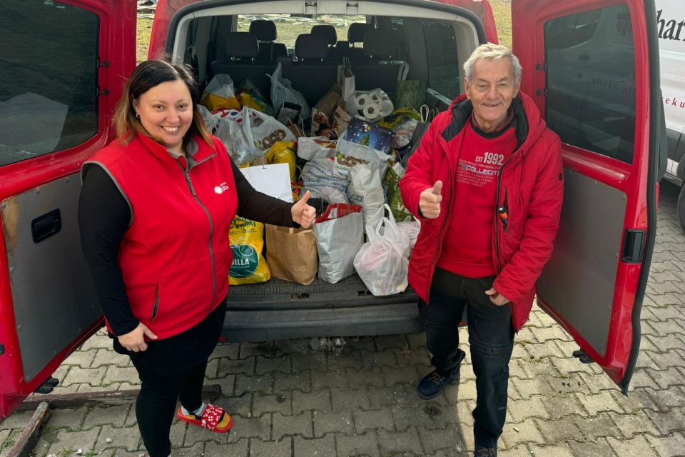 Charita pomohla potravinovou pomocou | Zdroj: TACH