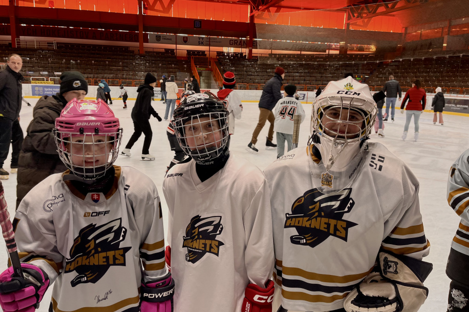 Mladé hokejové nádeje sa postavili profíkom I Foto: Alexandra Štofirová, Trnavské rádio 