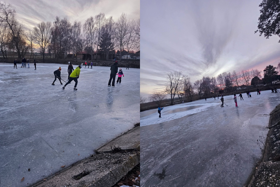 Zimu si užívajú aj v Kátlovciach | Foto: Andrejka Hlavatovičová