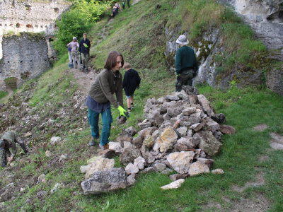 Pokračovať sa bude v záchrane hradu | Zdroj: o.z.Opravme hrady