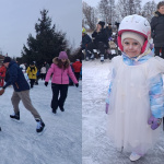Medzi fašiangovými maskami zažiarila rozprávková snehová vločka. | Foto: Krakovany
