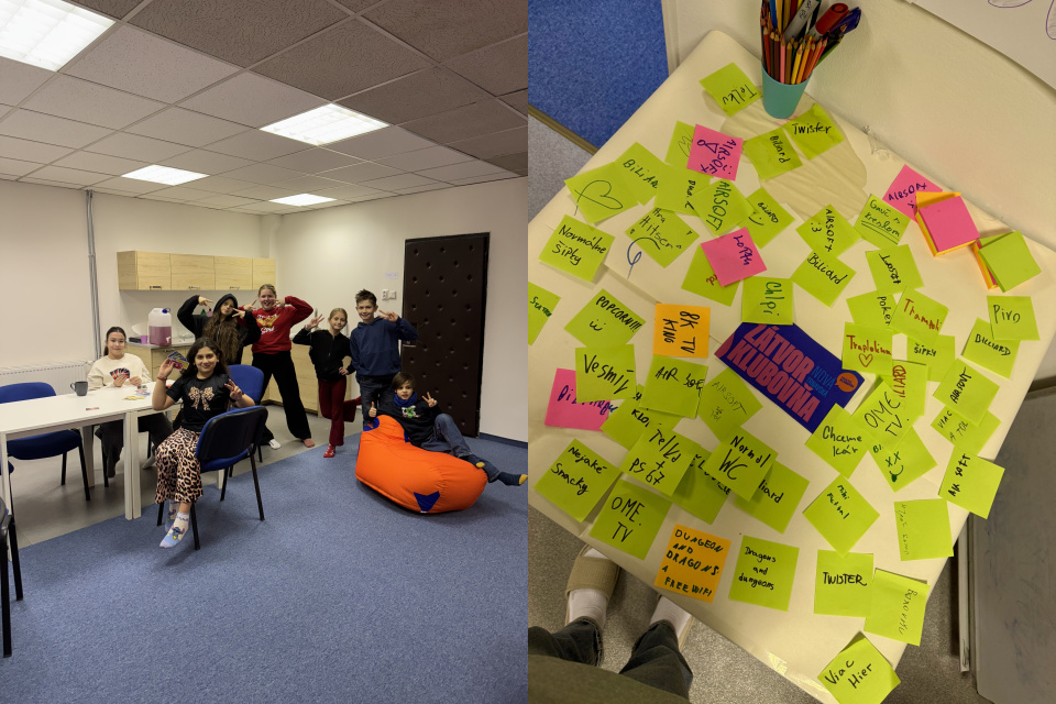 Na budovaní klubovní majú svoj podiel aj deti | Zdroj: Trnavské rádio