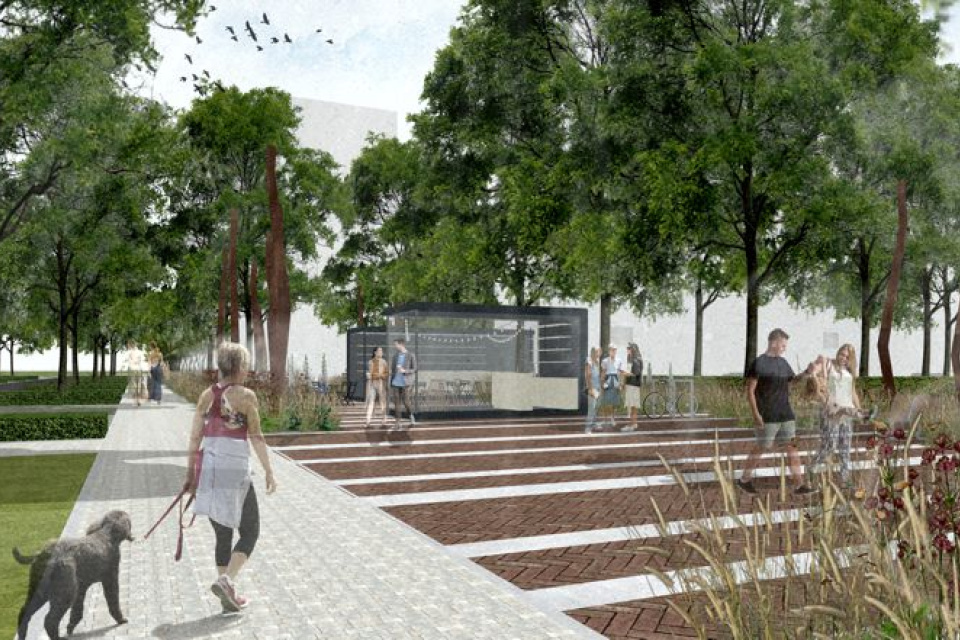 Jedna z častí vnútrobloku | Zdroj: Ateliér Duma