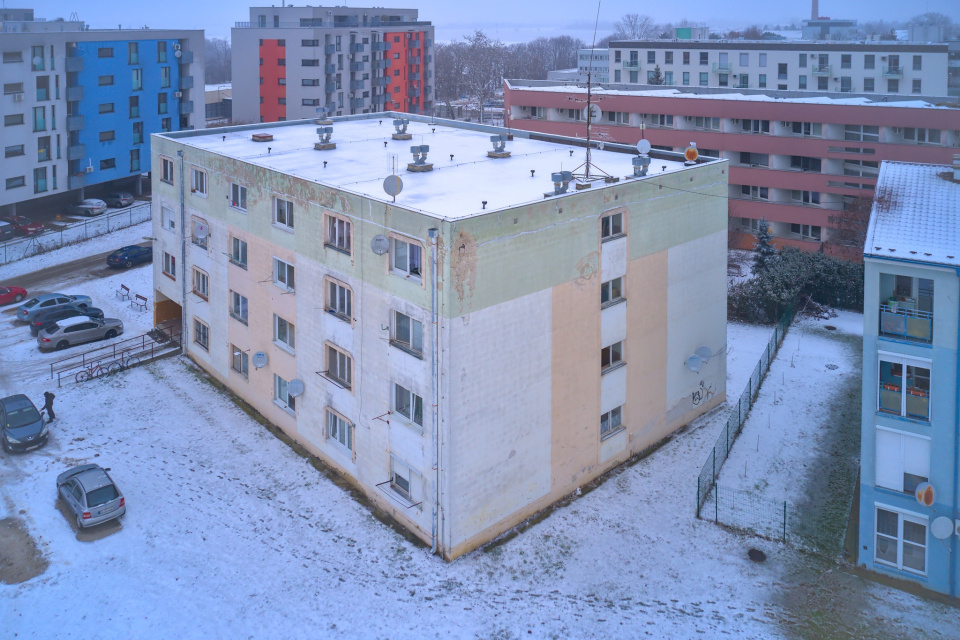 Fotografia bytovky na Hodskej ulici v Galante | Zdroj: Mesto Galanta