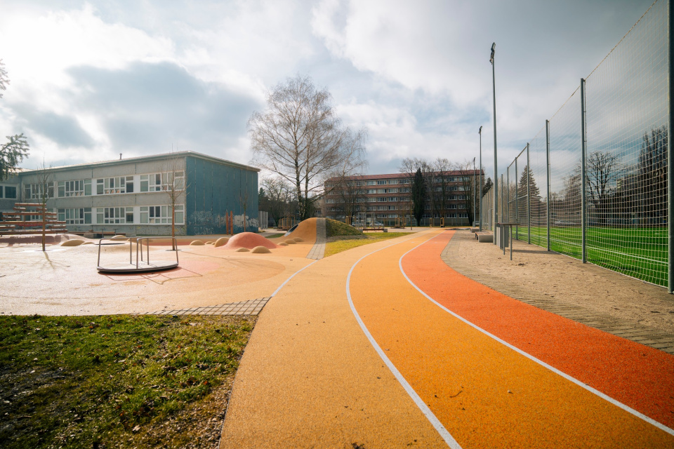 Zrekonštruovaný areál na ZŠ Kornela Mahra | Foto: Mesto Trnava