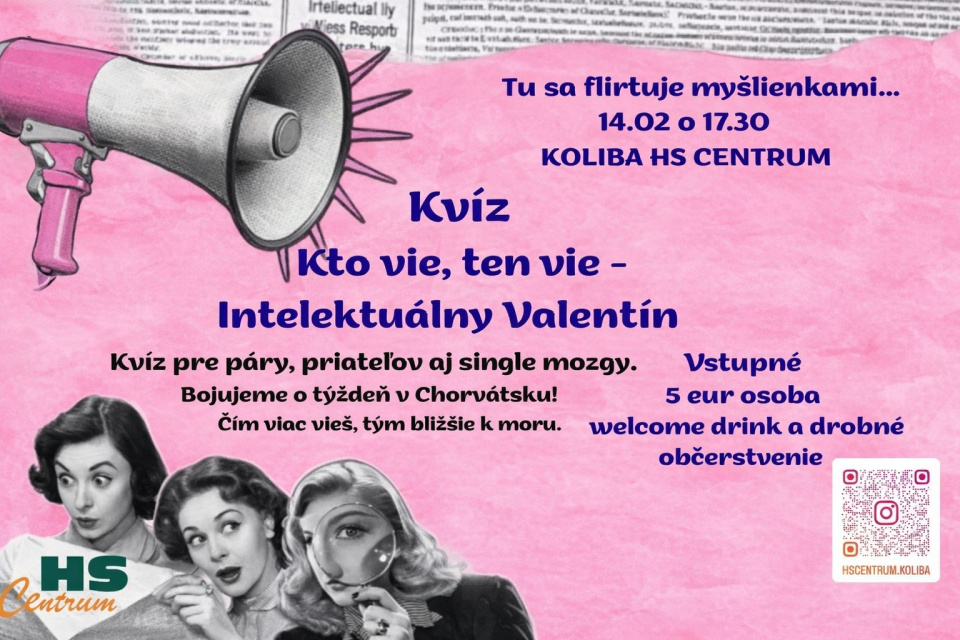 Flirtujte myšlienkami na Valentínskom kvíze v Piešťanoch! | Foto: HS Centrum Koliba