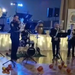 Hrali svetové hity vo svojom podaní. | Foto: Krajský riaditeľ plk. Mgr. Ján Pažický, Polícia Trnavský kraj