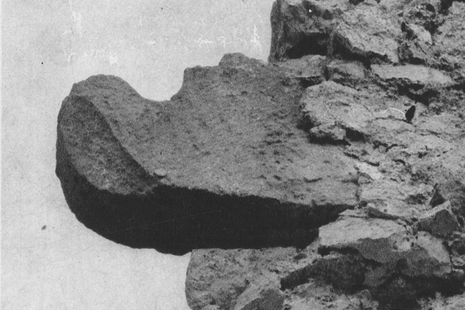 Získaný záber Chrliča na hrade Tematín | Zdroj: OZ hrad Tematín