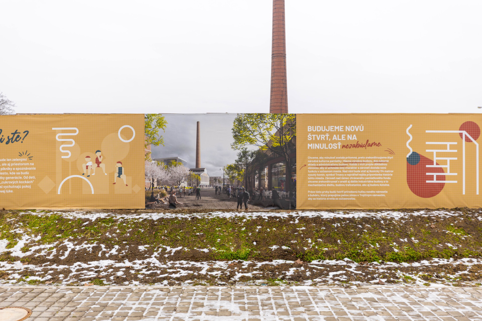 Ilustrácie na plote Cukrovaru | Zdroj: TS