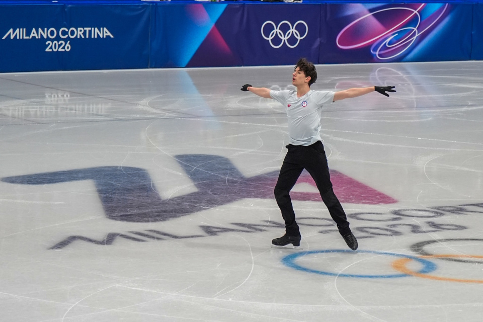 Prvý tréning Adama Hagaru v Miláne | Zdroj: Slovenský olympijský tím