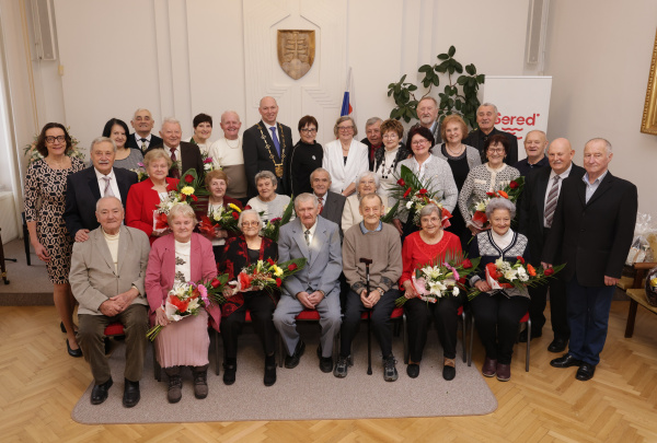 Ocenené páry v Seredi | Zdroj: Mesto Sereď