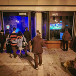 Snímka z vernisáže v Galérii Výklad. Lukáš Sobota - Panoráma ultra HD premium (13. 2. 2026). | Foto: dv