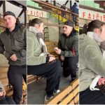 To bol Valentín: Slečna sa netajila prekvapením a ani dojatím. | Foto: Dukla Senica