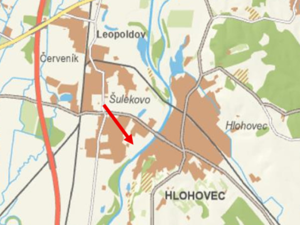 Lokalizácie prevádzky. | Foto: zbgis, kataster, OÚ Hlohovec
