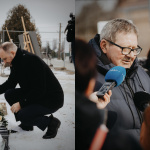 Pietnej spomienky sa zúčastnil Trnavský župan a otec zavraždeného Jána Kuciaka | Zdroj: TTSK