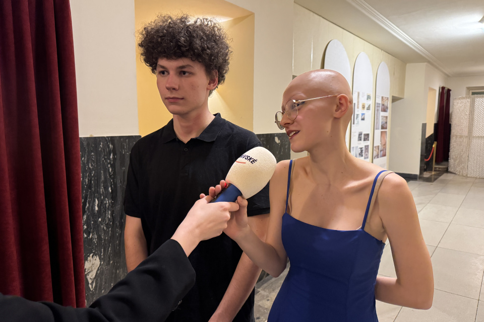 Detskí herci počas rozhovoru s Trnavským rádiom | Foto: Trnavské rádio