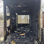 Príčina sobotného požiaru stanovená nebola. | Foto: DHZO Moravany nad Váhom