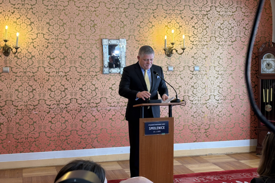 Premiér Rober Fico predstavil investície, ktoré poputujú do 3 okresov v kraji | Foto: Michaela Martišíková, Trnavské rádio