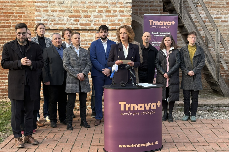 Kandidátkou na primátorku trnavskej iniciatívy Trnava+ je docentka Andrea Čajková | Foto: Michaela Martišíková, Trnavské rádio