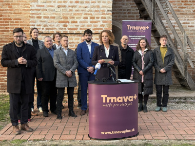 Kandidátkou na primátorku trnavskej iniciatívy Trnava+ je docentka Andrea Čajková | Foto: Michaela Martišíková, Trnavské rádio