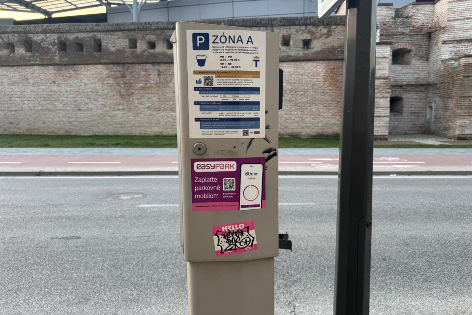 Informácia sa nachádza už aj na automatoch pri City Arene | Foto: Zuzana Benková, Trnavské rádio