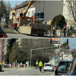 Na mieste sú zápchy aké bývajú v pracovné dni. | Foto: Trnavské