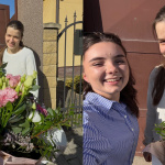 Na MDŽ sme darovali aj kyticu | Zdroj: Trnavské rádio