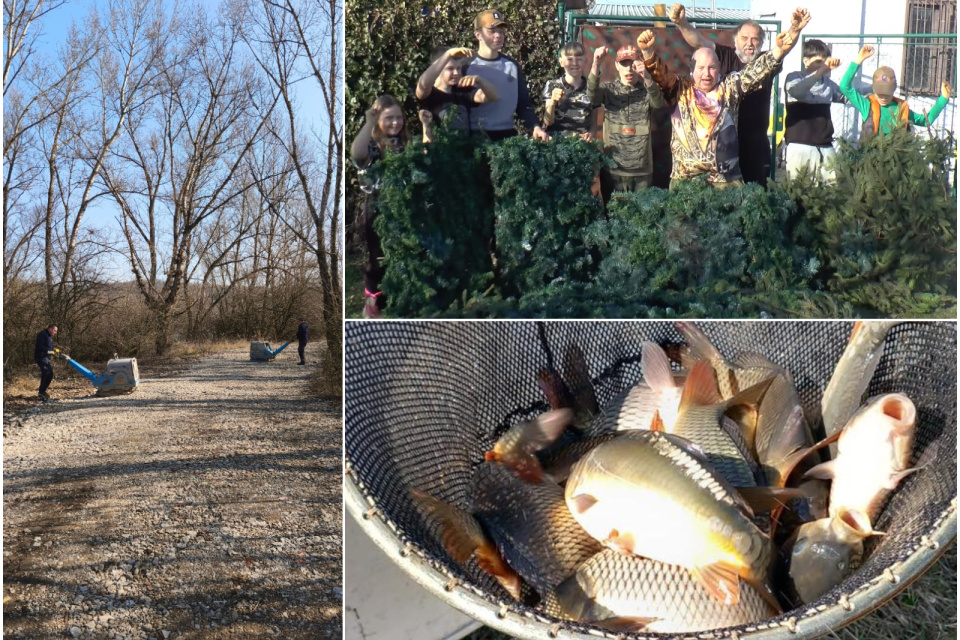 Postarali sa o lepší prístup k vode i životné podmienky pre ryby. | Foto: SRZ MO Hlohovec a Holíč, Jaroslav Heler DRK Jaroslava Helera