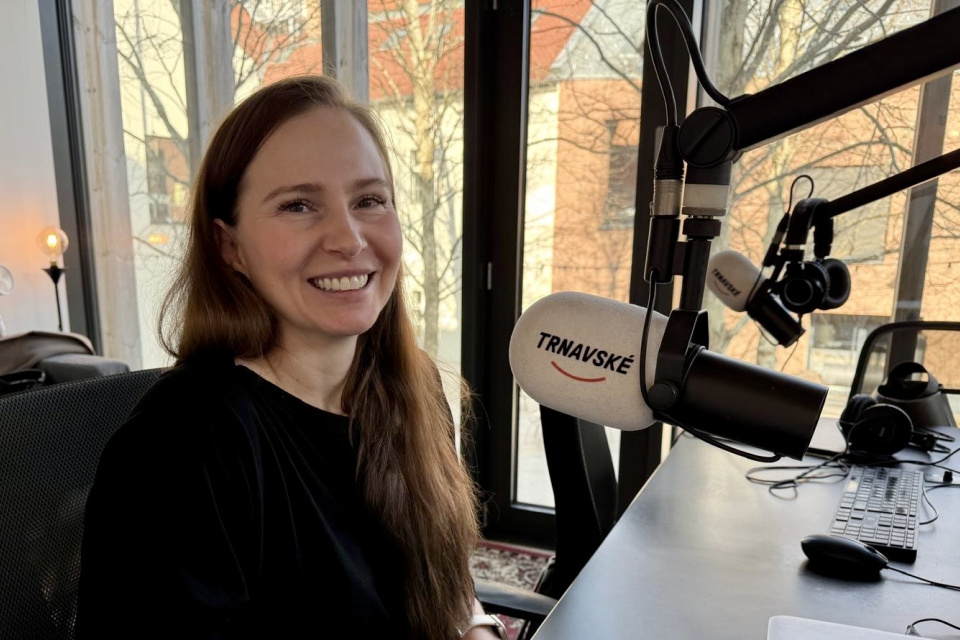 Do štúdia Trnavského zavítala Daniela Vašková Kasáková | Zdroj: Trnavské rádio 
