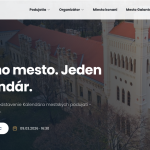 Hlavná stránka webu Kam v Galante. | Zdroj: Kam v Galante