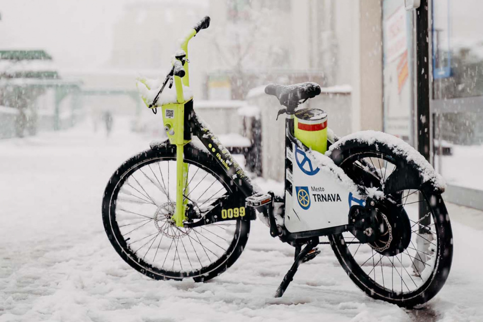 Bikesharing v Trnave. | Foto: Martin Hesko