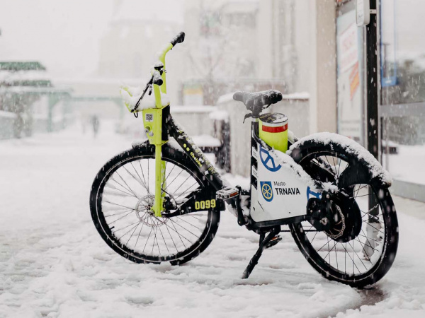 Bikesharing v Trnave. | Foto: Martin Hesko