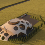 Vizualizácia projektového zámeru Centra ekologického hospodárstva | Zdroj: Achitektonická a projekčná kancelária ACREA