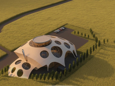 Vizualizácia projektového zámeru Centra ekologického hospodárstva | Zdroj: Achitektonická a projekčná kancelária ACREA