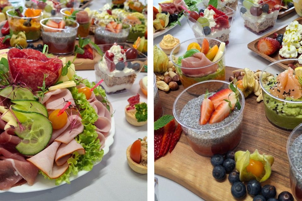 La Cantine catering vám pripraví sladké aj slané jedlo.